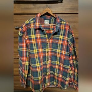 L.L. BEAN FLANNEL BUTTON DOWN